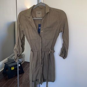 Abercrombie & Fitch Army green romper